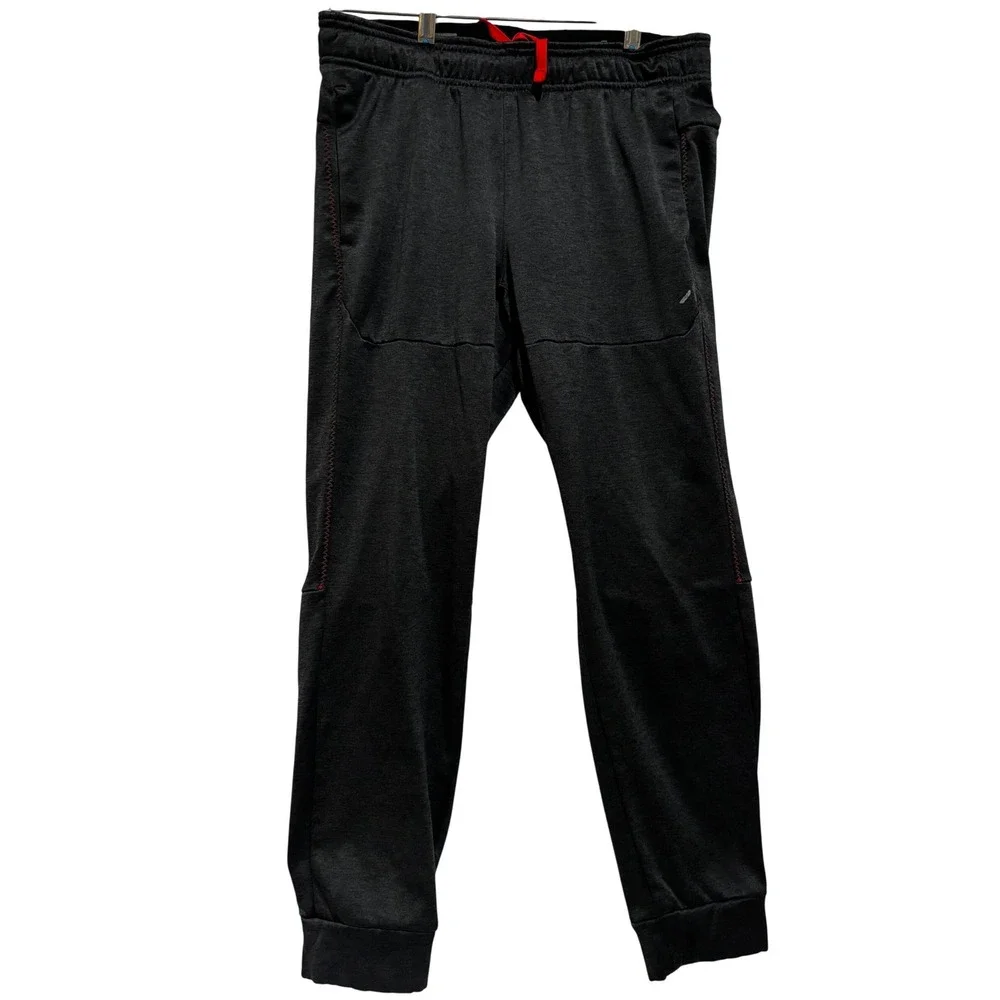 A1 Mens Quick Dry Athletic Jogger Lounge Pants Charcoal Gray‎ Size M